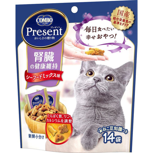 日本ペットフード コンボ プレゼント キャット おやつ 腎臓の健康維持 シーフードミックス味 42g 猫用おやつ