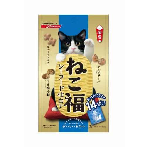 ねこ福 シーフード仕立て 3g×14袋 猫用