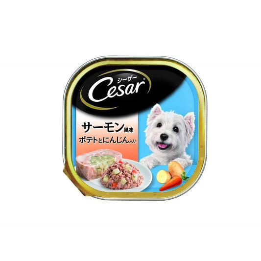 シーザー CE36N サーモン風味 ポテトとにんじん入り 100g 犬用 ドッグフード