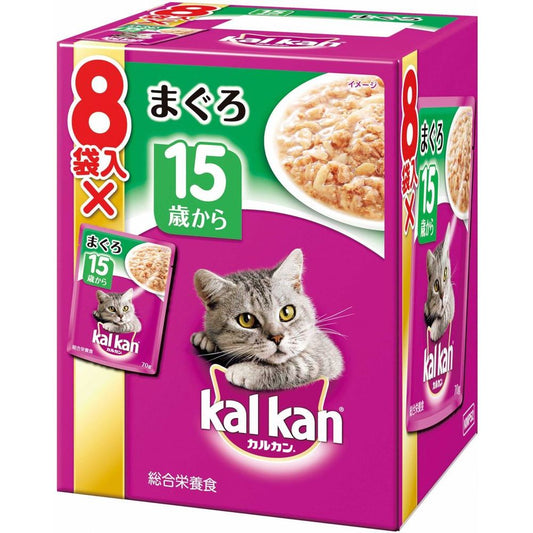 マース カルカン パウチ 15歳から まぐろ 70g×8袋 猫用 キャットフード