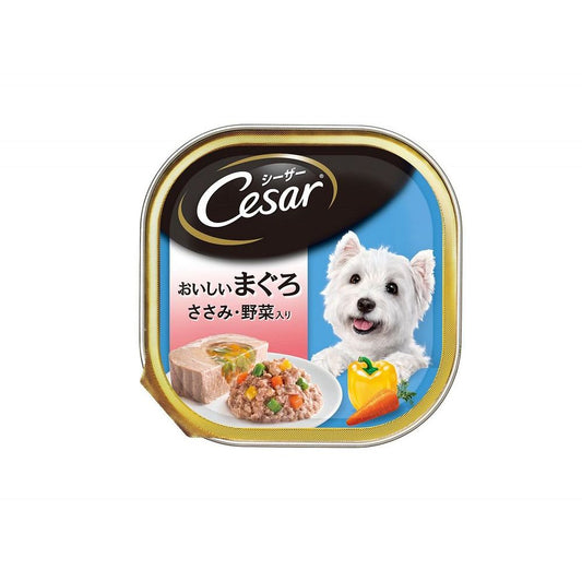 シーザー CE70N おいしいまぐろ ささみ・野菜入り 100g 犬用 ドッグフード