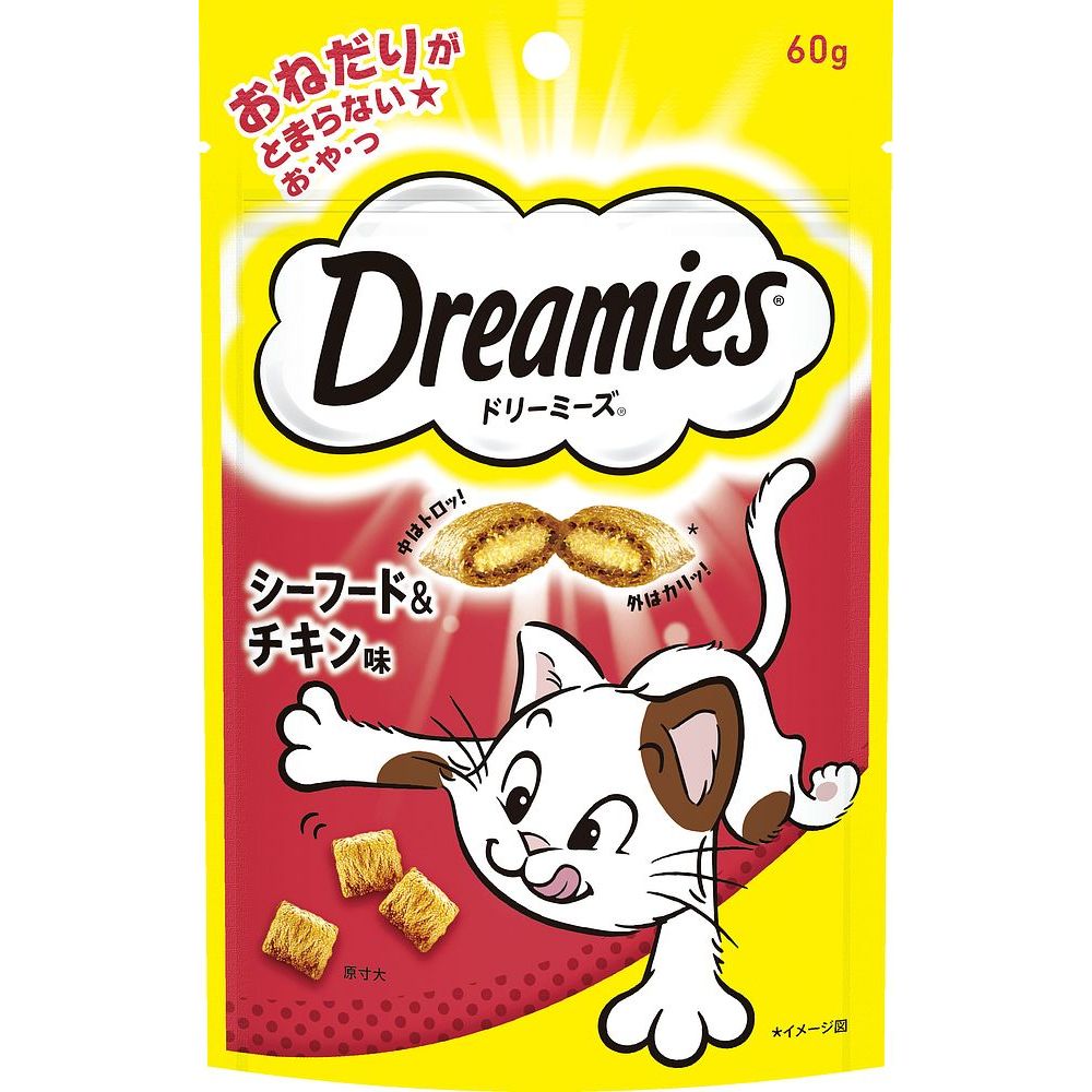 ドリーミーズ DRE3 シーフード＆チキン味 60g DRE3 猫用