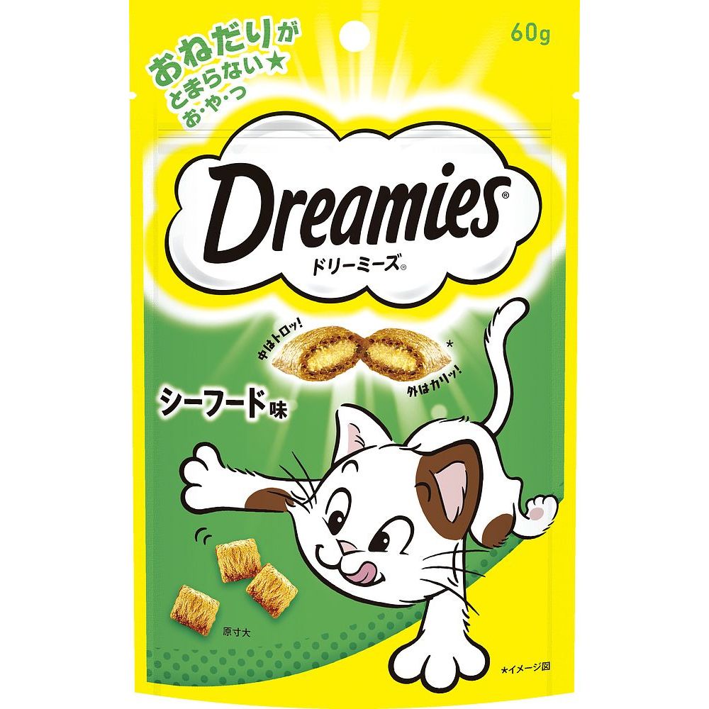 （まとめ買い）ドリーミーズ DRE1 シーフード味 60g DRE1 猫用 〔×18〕