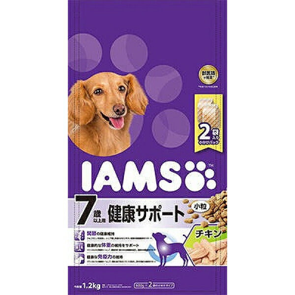 アイムス シニア犬用 7歳以上用 健康サポート チキン 小粒 1.2kg ドッグフード