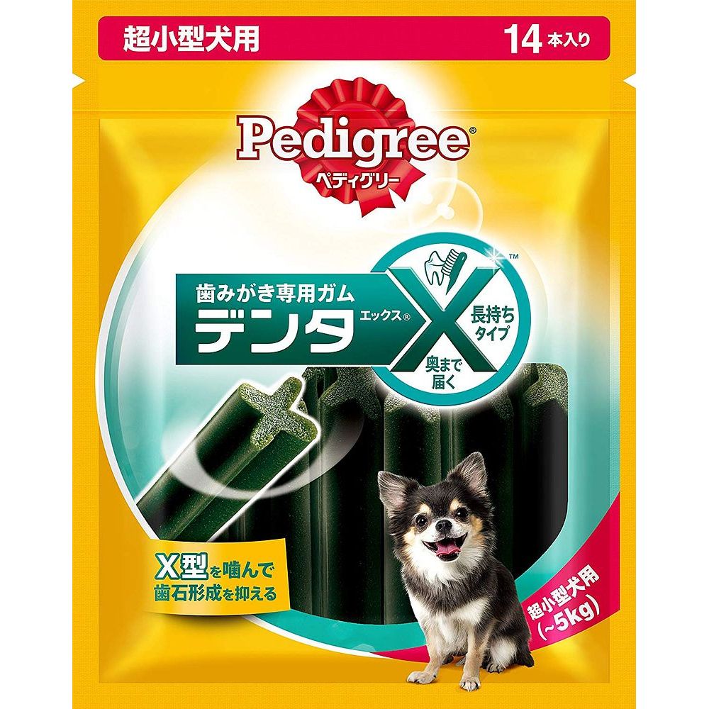 （まとめ買い）マースジャパン ぺディグリー デンタエックス 超小型犬用 レギュラー 14本入り 〔×8〕