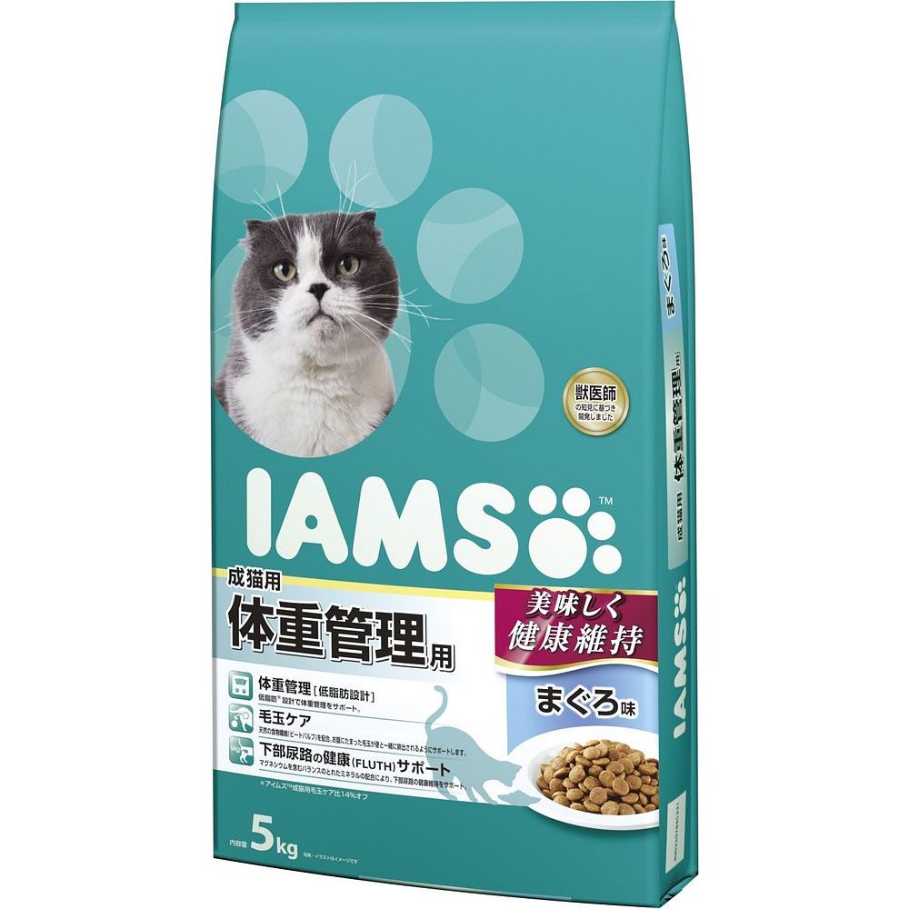 マースジャパン アイムス 成猫用 体重管理用 まぐろ味 5kg