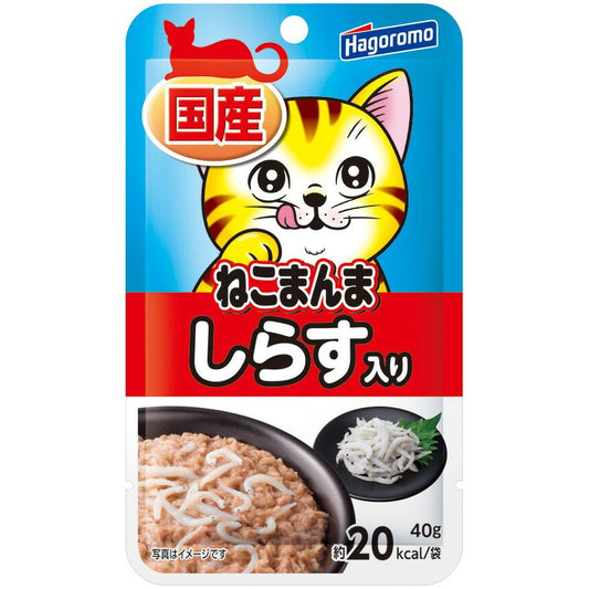 （まとめ買い）はごろもフーズ ねこまんまパウチ しらす入り40g 猫用フード 〔×36〕