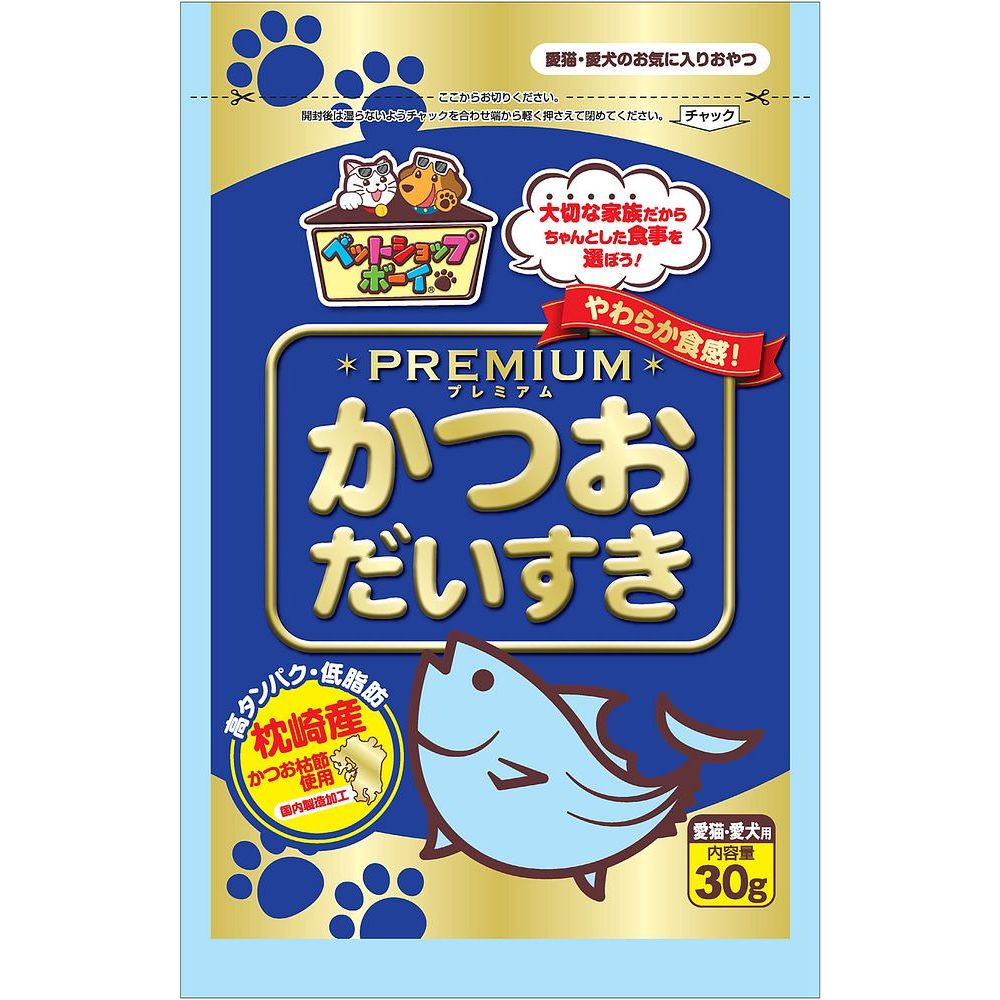 （まとめ買い）マルトモ かつおだいすきプレミアム 30g 〔×10〕