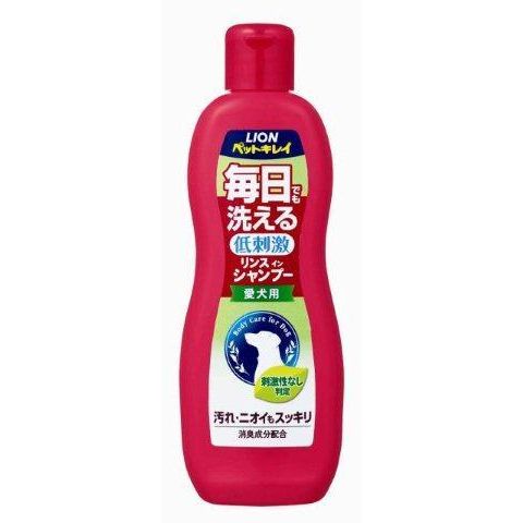 ライオン 犬用シャンプー ペットキレイ 毎日でも洗えるリンスインシャンプー 愛犬用 330ml