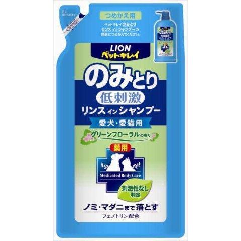 ライオン ペット用シャンプー 愛犬・愛猫用 グリーンフローラルの香り つめかえ用 400ml