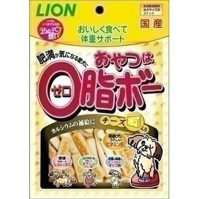 ライオン うちの子想い おやつは0脂ボー チーズ入り 80g 犬用