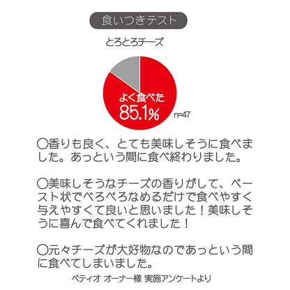 ペティオ かわいくなめちゃう! とろとろチーズ 7本入 犬用おやつ