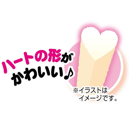 （まとめ買い）ペティオ ミルくん やわらかハートスティック 60g 犬用おやつ 〔×10〕