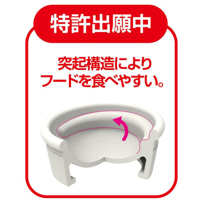 ペティオ necoco 食べやすい 木目調 陶器食器 ドライフード向き ペット用品