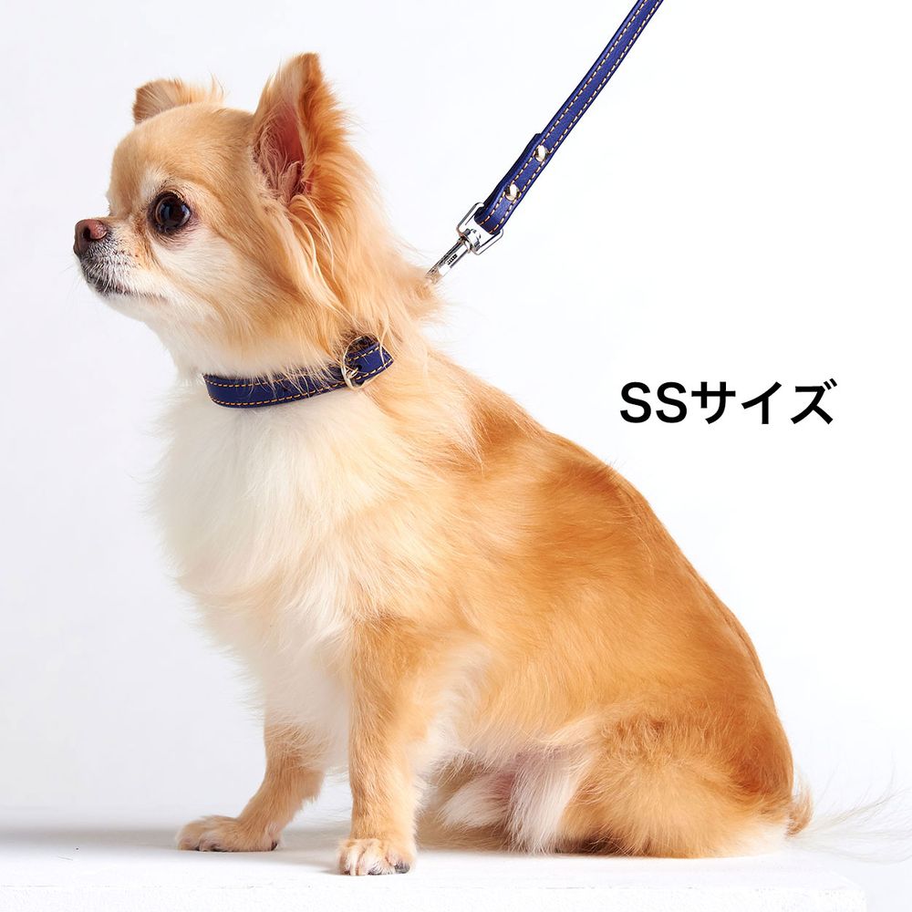 ペティオ Porta ソフトレザーカラー SS 12mm ネイビー 犬用 – FUJIX