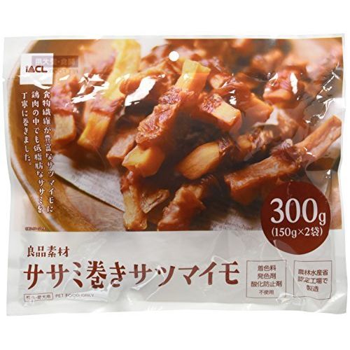 イトウ＆カンパニー 良品素材 ササミ巻きサツマイモ 300g 犬用