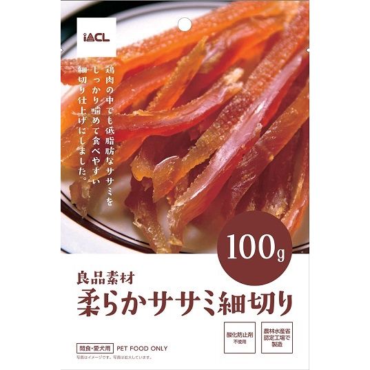 （まとめ買い）イトウ&カンパニーリミテッド 良品素材 柔らかササミ細切り 100g 犬用おやつ 〔×20〕