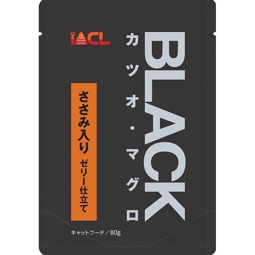 イトウ&カンパニーリミテッド BLACK カツオ・マグロ ささみ入り ゼリー仕立て 80g