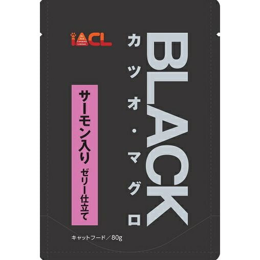 イトウ&カンパニーリミテッド BLACK カツオ・マグロ サーモン入り ゼリー仕立て 80g