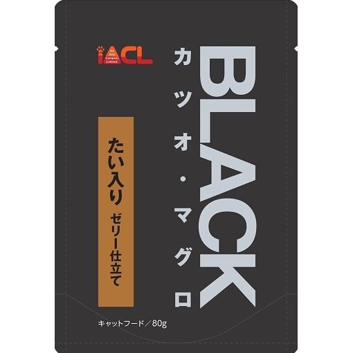 （まとめ買い）イトウ&カンパニーリミテッド BLACK カツオ・マグロ たい入り ゼリー仕立て 80g 〔×56〕