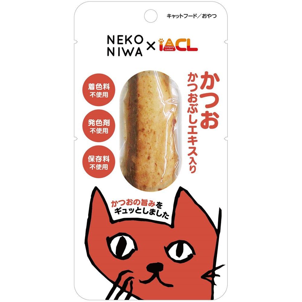 （まとめ買い）イトウ&カンパニーリミテッド NEKONIWA かつお かつおぶしエキス1本 猫用おやつ 〔×24〕