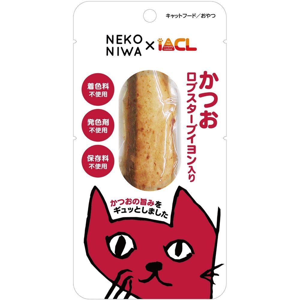 （まとめ買い）イトウ&カンパニーリミテッド NEKONIWA かつお ロブスターブイヨン1本 猫用おやつ 〔×24〕