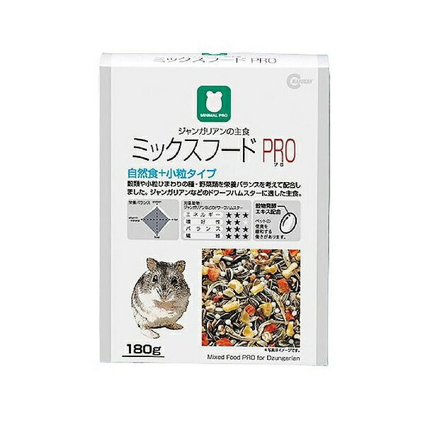 マルカン ジャンガリアンのミックスフードPRO 180g ハムスター用 MRP-701