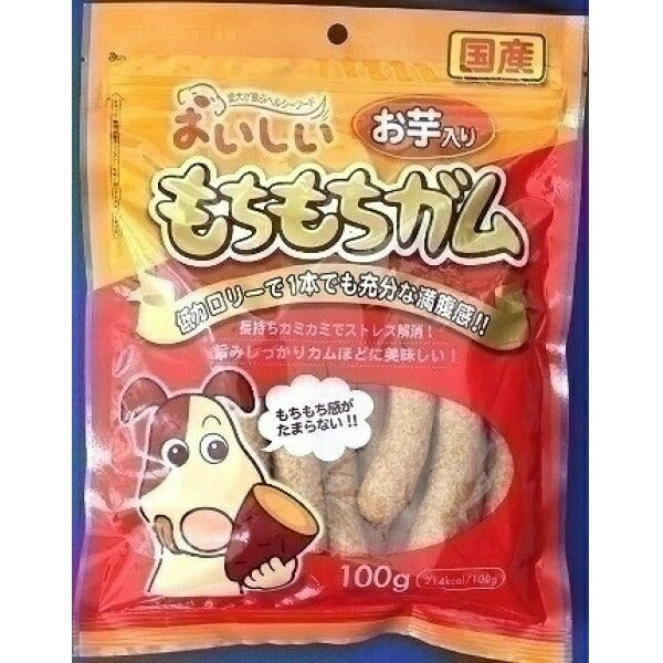 九州ペットフード おいしい もちもちガム お芋入り 100g 犬用