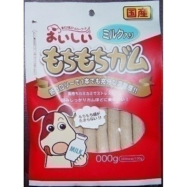 九州ペットフード おいしい もちもちガム ミルク入り 100g 犬用