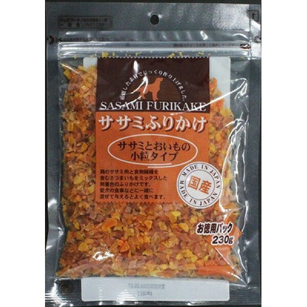 （まとめ買い）九州ペットフード VAササミふりかけ ささみとおいもの小粒タイプ 230g 犬用 〔×6〕