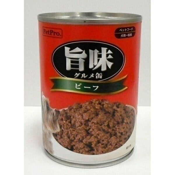 ペットプロ 旨味グルメ缶 ビーフ 375g 犬用缶詰 ドッグフード