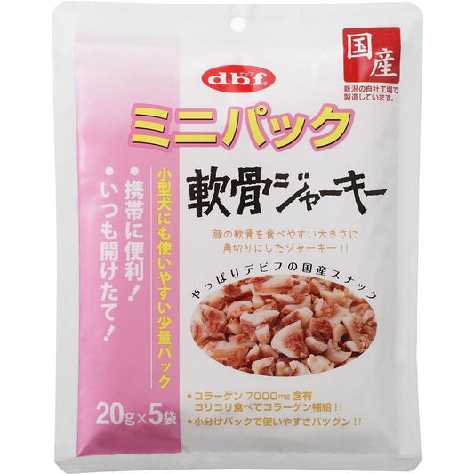 （まとめ買い）デビフペット ミニパック 軟骨ジャーキー 100g 犬用 〔×6〕