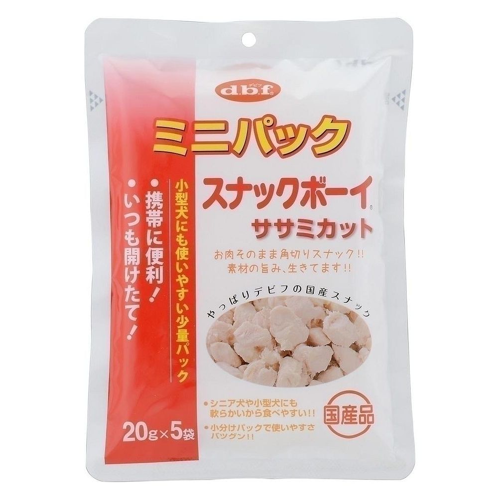 （まとめ買い）デビフ ミニパック スナックボーイ ササミカット 20g×6袋 犬用おやつ 〔×6〕