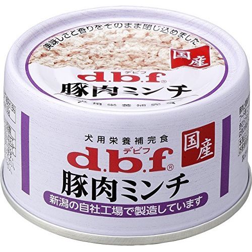 （まとめ買い）デビフペット 豚肉ミンチ 65g 犬用缶詰 ドッグフード 〔×24〕