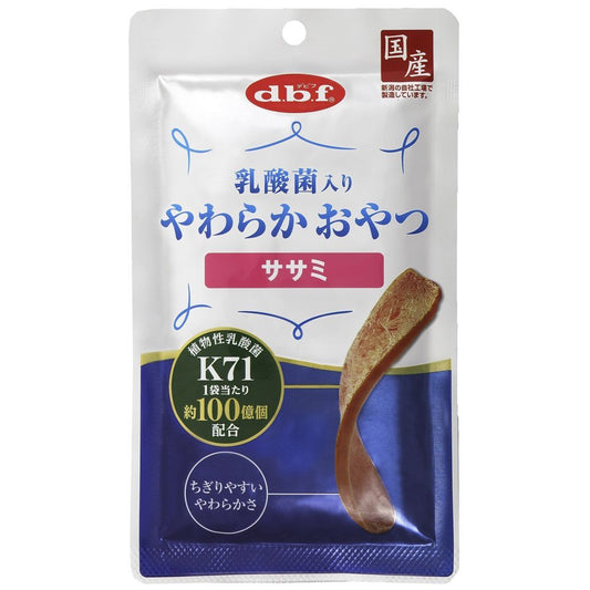 （まとめ買い）デビフペット d.b.f 乳酸菌入り やわらかおやつ ササミ 40g 犬用 〔×24〕