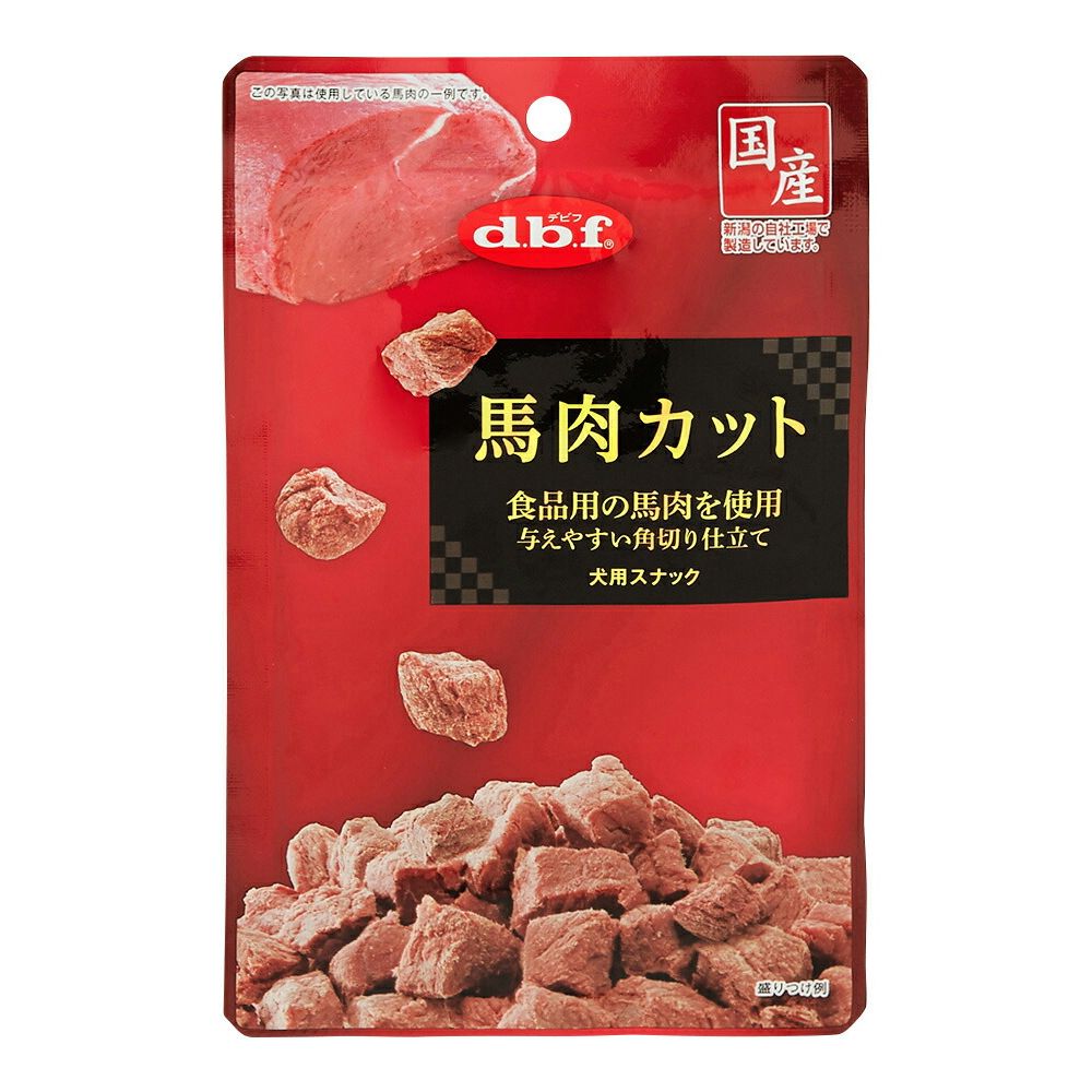 （まとめ買い）デビフペット デビフ 馬肉カット 40g 犬用おやつ 〔×12〕