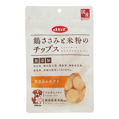 （まとめ買い）デビフペット 鶏ささみと米粉のチップス ささみ&ポテト 50g 犬用おやつ 〔×16〕