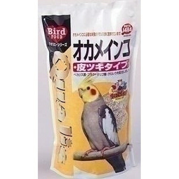 （まとめ買い）クオリス 鳥の餌 オカメインコ 皮ツキタイプ 550g 〔×10〕