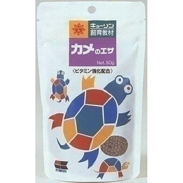 （まとめ買い）キョーリン ヒカリ (Hikari) 飼育教材 カメのエサ 小粒 50g 〔×10〕