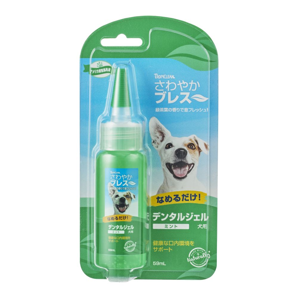 （まとめ買い）GEX（ジェックス） さわやかブレス デンタルジェルN 犬用 ミント 59ml ペット用品 〔×3〕