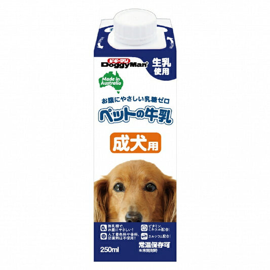 ドギーマン 犬用ミルク ペットの牛乳 成犬用 250ml