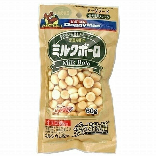 （まとめ買い）ドギーマン ミルクボーロ 60g 犬用 〔×18〕