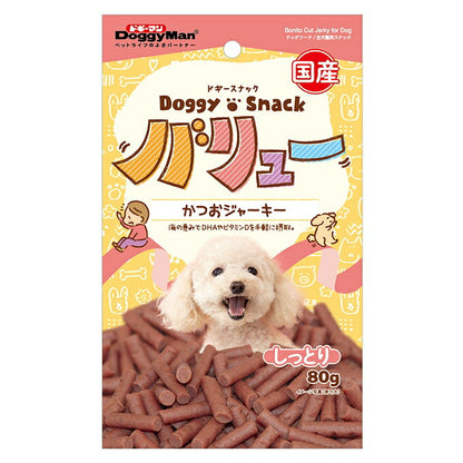 ドギーマン ドギースナックバリュー かつおジャーキー 80g 犬用