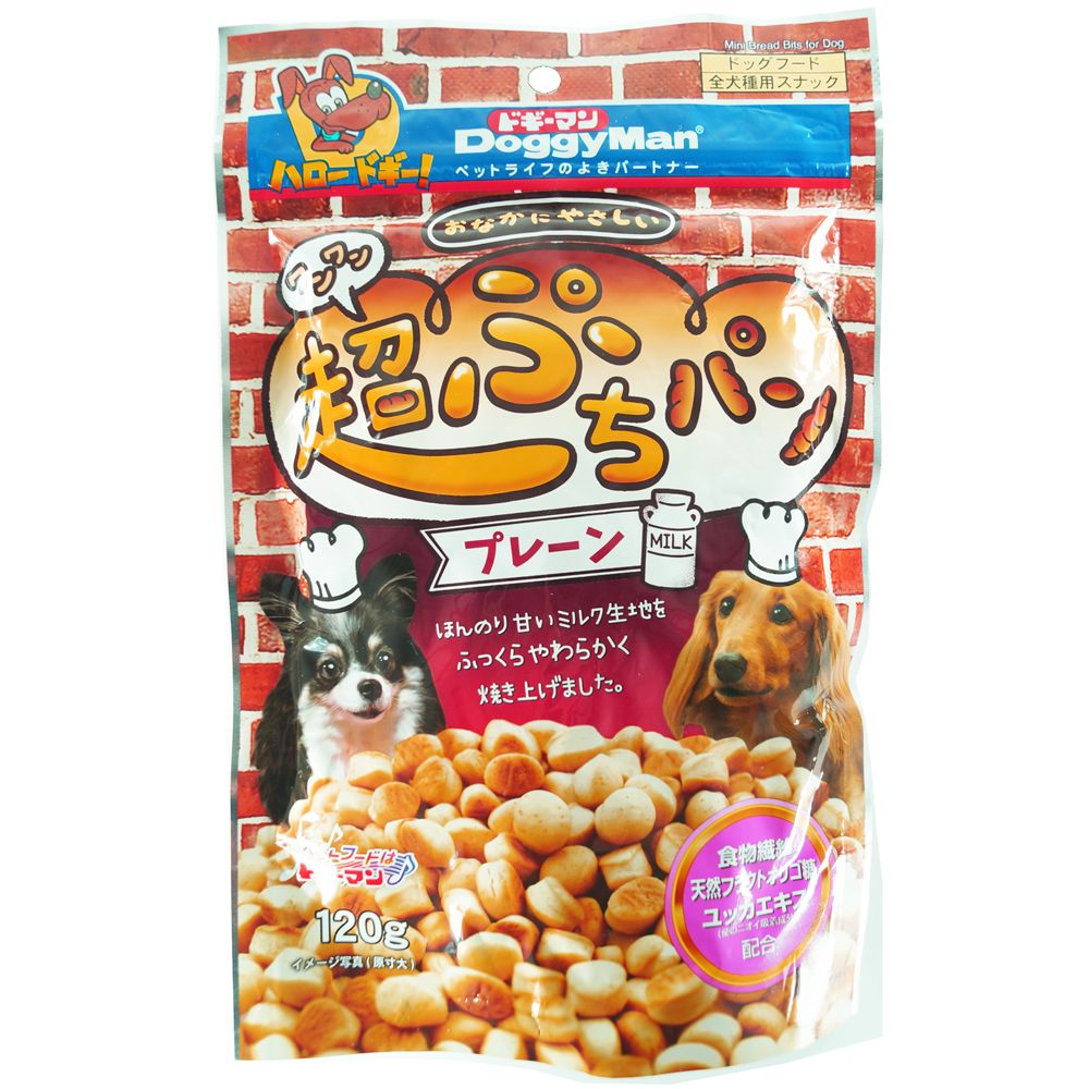 ドギーマン おなかにやさしい ワンワン超ぷちパン 120g