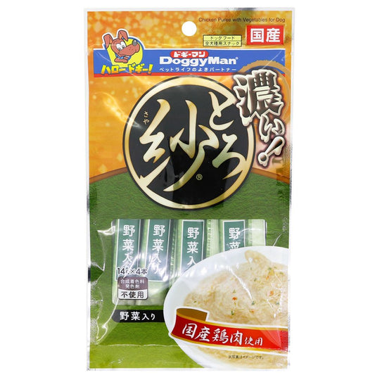 （まとめ買い）ドギーマンハヤシ とろ紗 野菜入り 14g×4本 〔×24〕