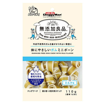 （まとめ買い）ドギーマン 無添加良品 体にやさしいガム ミニボーン 110g(標準10本) 〔×16〕