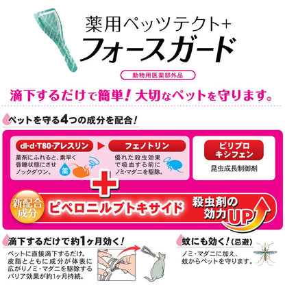 ドギーマンハヤシ 薬用ペッツテクト+フォースガード 猫用 1本入