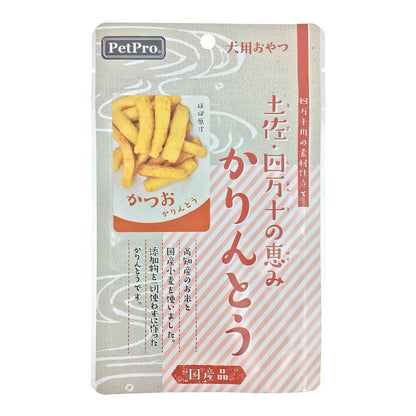 ペットプロ 土佐・四万十の恵み かりんとう かつお 40g 犬用おやつ